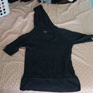 Hooded sweater shirt